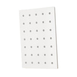 Maxbell Wood Pegboard Modular Display Ornament Wall Panel for Office Easy to Install white