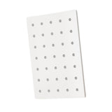 Maxbell Wood Pegboard Modular Display Ornament Wall Panel for Office Easy to Install white