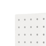 Maxbell Wood Pegboard Modular Display Ornament Wall Panel for Office Easy to Install white