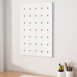 Maxbell Wood Pegboard Modular Display Ornament Wall Panel for Office Easy to Install white