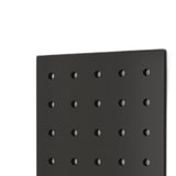 Maxbell Wood Pegboard Modular Display Ornament Wall Panel for Office Easy to Install black