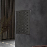 Maxbell Wood Pegboard Modular Display Ornament Wall Panel for Office Easy to Install black