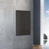 Maxbell Wood Pegboard Modular Display Ornament Wall Panel for Office Easy to Install black