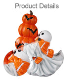 Maxbell Halloween Ghost Statue Ornament Spooky for for Housewarming Gift Lightweight Huging Pumpkin