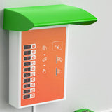 Maxbell Charging Station Awning Easy Installation Universal Charging Pile Rain Cover green