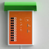 Maxbell Charging Station Awning Easy Installation Universal Charging Pile Rain Cover green