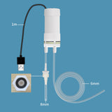 Maxbell USB Self Priming Pump Water Pumping Tool for Cutting Machines Fish Tank Home With Middle Filter