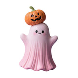 Maxbell Halloween Miniature Pumpkin Figurine Statue for Bookshelf Tabletop Farmhouse Style C
