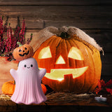 Maxbell Halloween Miniature Pumpkin Figurine Statue for Bookshelf Tabletop Farmhouse Style C