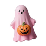Maxbell Halloween Miniature Pumpkin Figurine Statue for Bookshelf Tabletop Farmhouse Style D