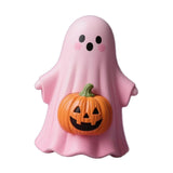 Maxbell Halloween Miniature Pumpkin Figurine Statue for Bookshelf Tabletop Farmhouse Style D