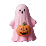 Maxbell Halloween Miniature Pumpkin Figurine Statue for Bookshelf Tabletop Farmhouse Style D
