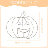 Maxbell Halloween Window Light Pumpkin Light Halloween Decoration for Shop Door Room
