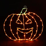 Maxbell Halloween Window Light Pumpkin Light Halloween Decoration for Shop Door Room