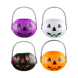 Maxbell Halloween Trick or Treat Bucket Lightweight for Children Boys Girls Festival White