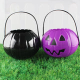 Maxbell Halloween Trick or Treat Bucket Lightweight for Children Boys Girls Festival Purple