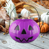 Maxbell Halloween Trick or Treat Bucket Lightweight for Children Boys Girls Festival Purple