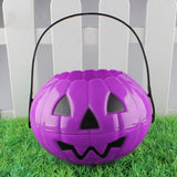 Maxbell Halloween Trick or Treat Bucket Lightweight for Children Boys Girls Festival Purple