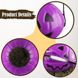 Maxbell Halloween Trick or Treat Bucket Lightweight for Children Boys Girls Festival Purple