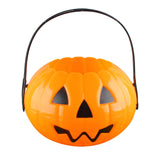 Maxbell Halloween Trick or Treat Bucket Lightweight for Children Boys Girls Festival Orange