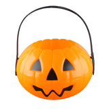 Maxbell Halloween Trick or Treat Bucket Lightweight for Children Boys Girls Festival Orange