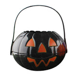 Maxbell Halloween Trick or Treat Bucket Lightweight for Children Boys Girls Festival Black