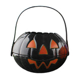 Maxbell Halloween Trick or Treat Bucket Lightweight for Children Boys Girls Festival Black