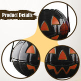 Maxbell Halloween Trick or Treat Bucket Lightweight for Children Boys Girls Festival Black
