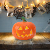 Maxbell Halloween Decoration Pumpkin LED Light Lighting Gift Home Party Bedside Lamp Style A