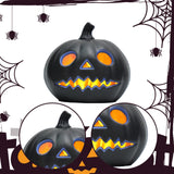 Maxbell Halloween Decoration Pumpkin LED Light Lighting Gift Home Party Bedside Lamp Style F