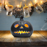 Maxbell Halloween Decoration Pumpkin LED Light Lighting Gift Home Party Bedside Lamp Style F