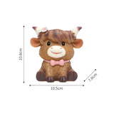 Maxbell Cute Animal Planter Decorative Craft Planter Pots for Outdoor Office Balcony A