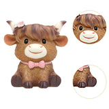 Maxbell Cute Animal Planter Decorative Craft Planter Pots for Outdoor Office Balcony A