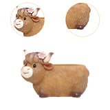 Maxbell Cute Animal Planter Decorative Craft Planter Pots for Outdoor Office Balcony B