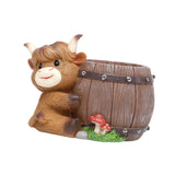 Maxbell Cute Animal Planter Decorative Craft Planter Pots for Outdoor Office Balcony D