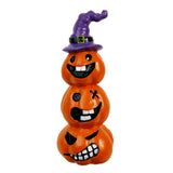 Maxbell Halloween Pumpkin Decoration Resin Pumpkin Figurine for Patio Home Bookshelf Style A