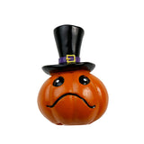 Maxbell Halloween Pumpkin Decoration Resin Pumpkin Figurine for Patio Home Bookshelf Style B