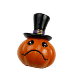 Maxbell Halloween Pumpkin Decoration Resin Pumpkin Figurine for Patio Home Bookshelf Style B