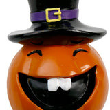 Maxbell Halloween Pumpkin Decoration Resin Pumpkin Figurine for Patio Home Bookshelf Style C