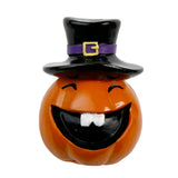 Maxbell Halloween Pumpkin Decoration Resin Pumpkin Figurine for Patio Home Bookshelf Style C