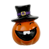 Maxbell Halloween Pumpkin Decoration Resin Pumpkin Figurine for Patio Home Bookshelf Style C