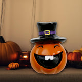 Maxbell Halloween Pumpkin Decoration Resin Pumpkin Figurine for Patio Home Bookshelf Style C