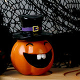 Maxbell Halloween Pumpkin Decoration Resin Pumpkin Figurine for Patio Home Bookshelf Style C