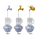 Maxbell Invisible Flowing Spout Watering Can Fountain Floating, for Yard DIY Desktop Style A