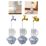 Maxbell Invisible Flowing Spout Watering Can Fountain Floating, for Yard DIY Desktop Style A