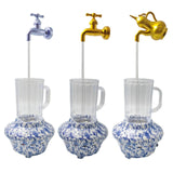 Maxbell Invisible Flowing Spout Watering Can Fountain Floating, for Yard DIY Desktop Style A