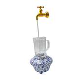 Maxbell Invisible Flowing Spout Watering Can Fountain Floating, for Yard DIY Desktop Style B