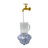 Maxbell Invisible Flowing Spout Watering Can Fountain Floating, for Yard DIY Desktop Style B