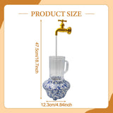 Maxbell Invisible Flowing Spout Watering Can Fountain Floating, for Yard DIY Desktop Style B