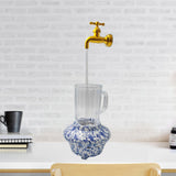 Maxbell Invisible Flowing Spout Watering Can Fountain Floating, for Yard DIY Desktop Style B